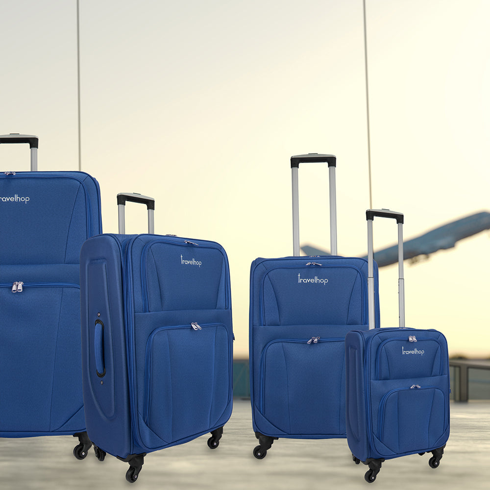SQ Professional Travelhop Suitcase Set 4pc