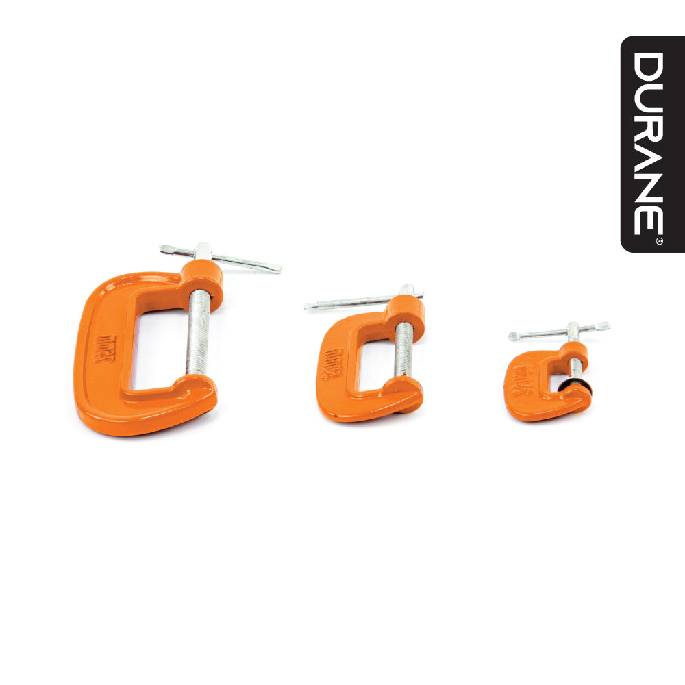 Durane G-Clamp Set 3pc
