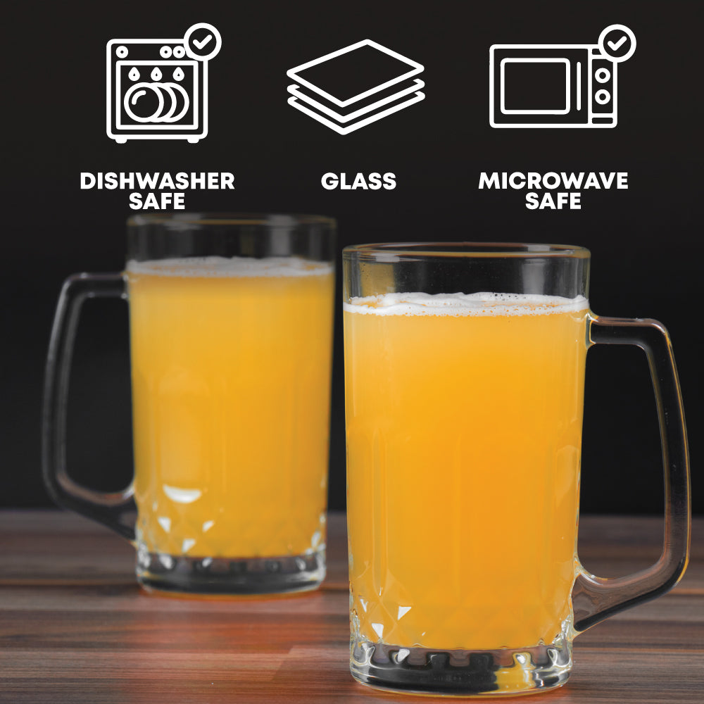Durane Glass Tankard Set 2pc