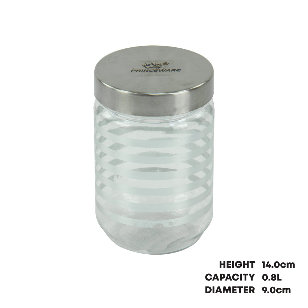 SQ Professional PET Jar with SS Lid Senorita