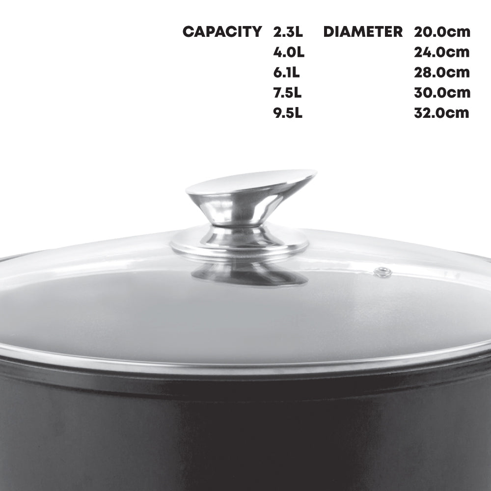 Durane Die-Cast Stockpot Set 5pc