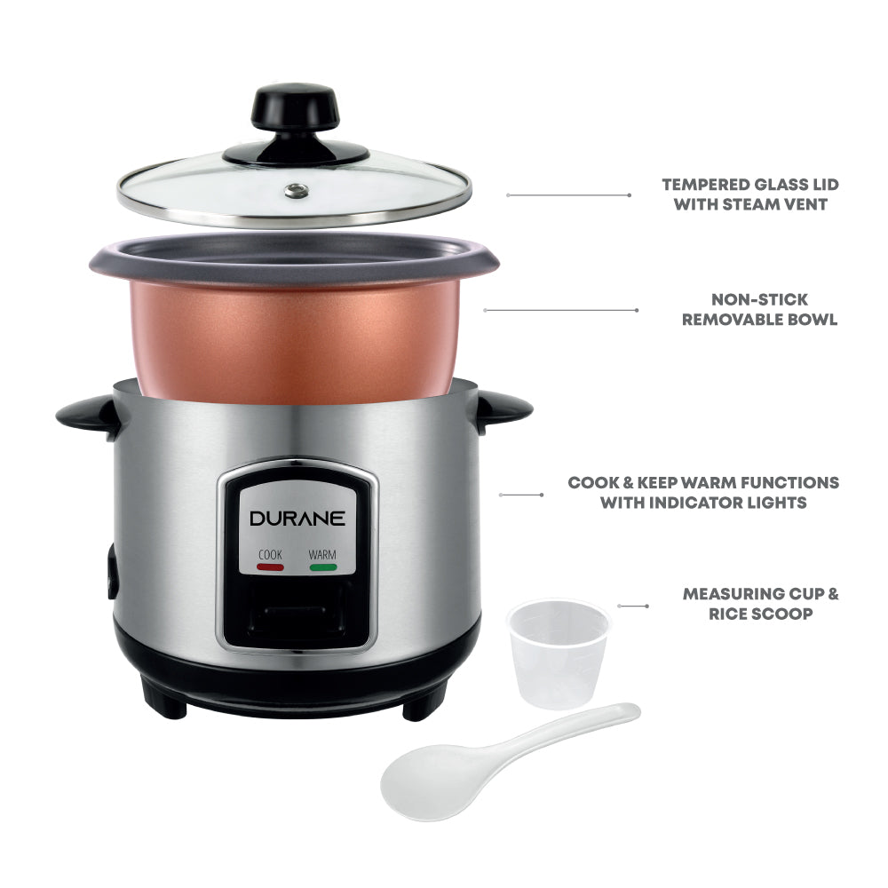 Durane Stainless Steel Rice Cooker