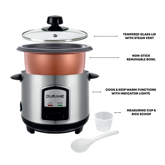 Durane Stainless Steel Rice Cooker