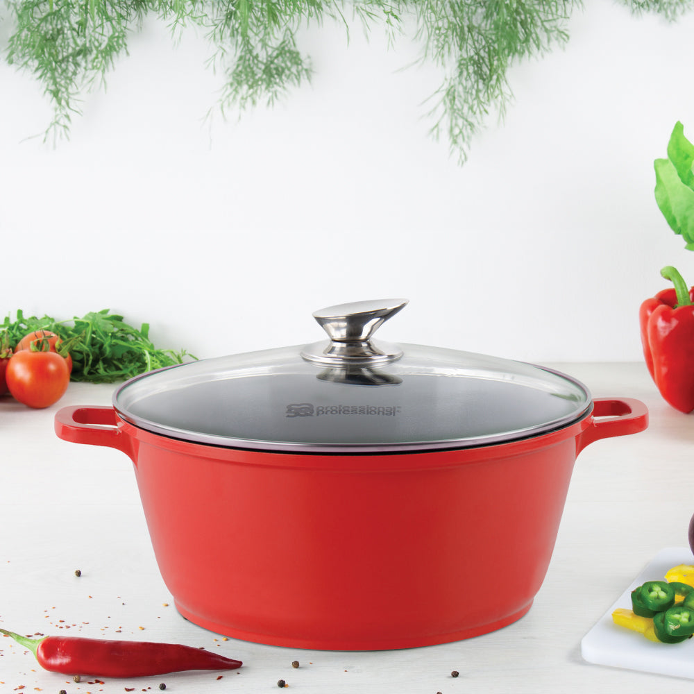 SQ Professional Nea Die-Cast Stockpot/ Rossa