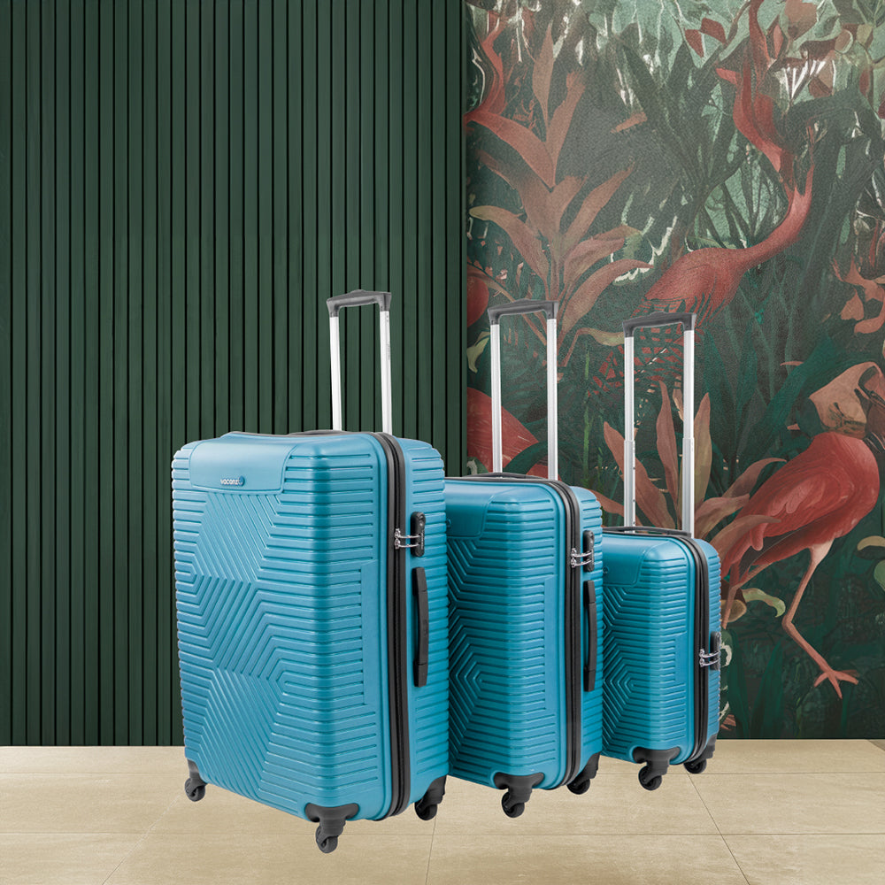 SQ Professional Vacanze Luggage Suitcase Set 3pc