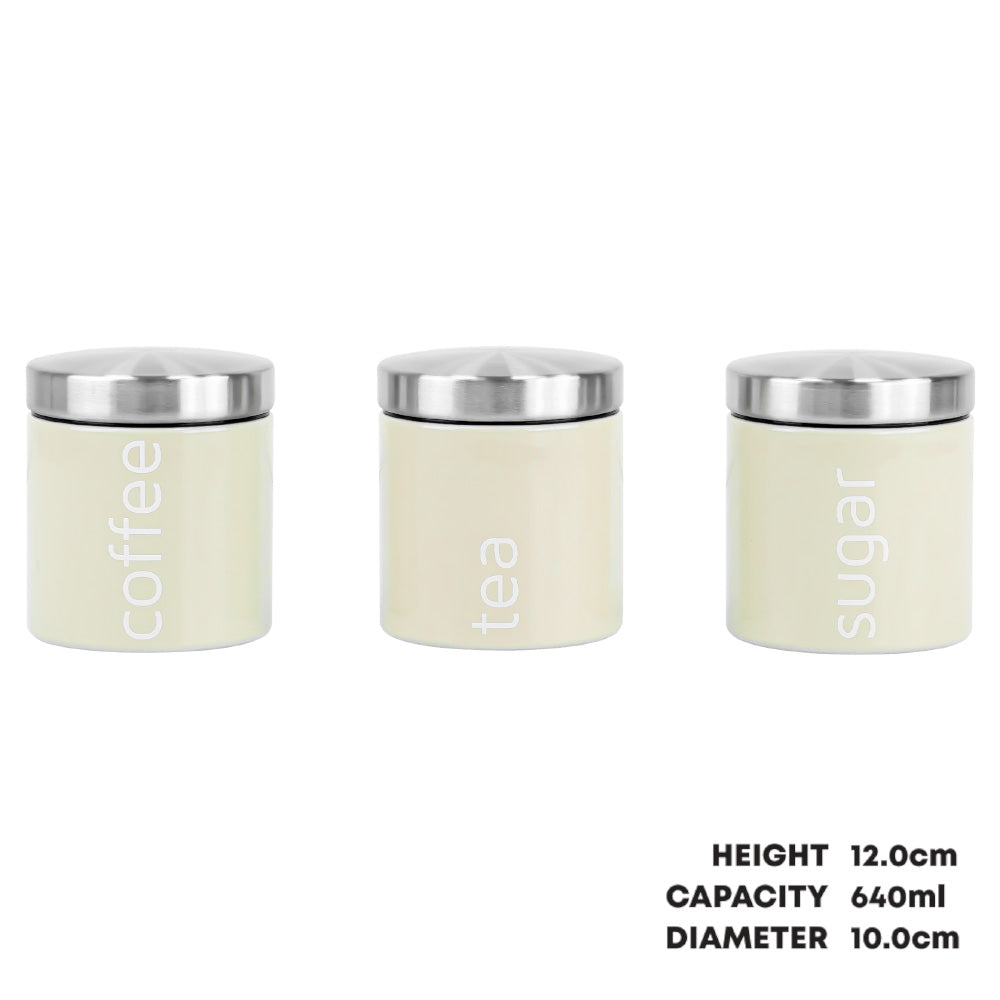 SQ Professional Dainty Airtight Food Canister 3pc Set
