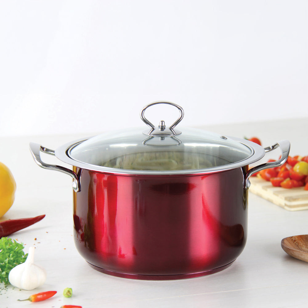 SQ Professional Gems Stainless Steel Stockpot Set 3pc