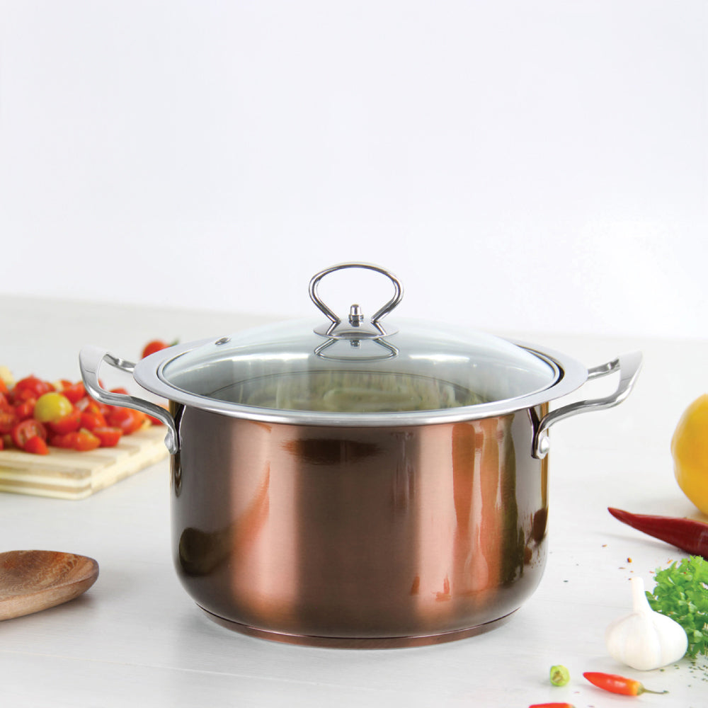 SQ Professional Gems Stainless Steel Stockpot Set 4pc