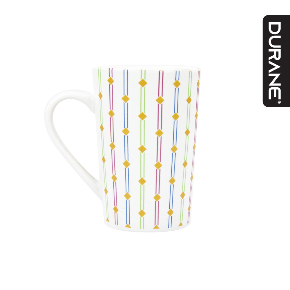 Durane Geometry 400ml Ceramic Mug 4pc Set