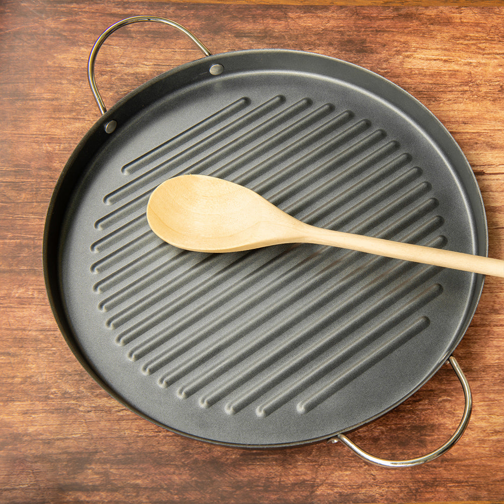 Durane Round Non Stick Grill with Handles