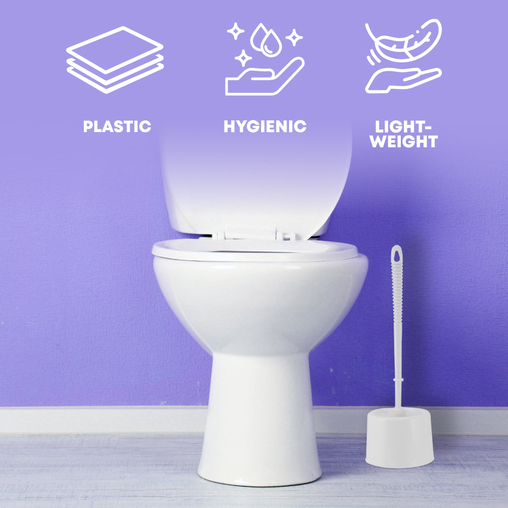 Durane Plastic Toilet Brush Round