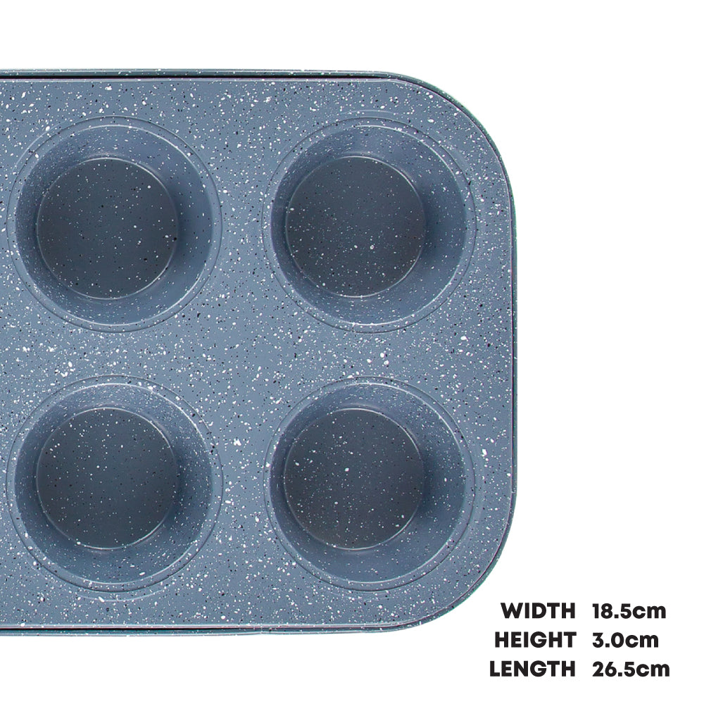Durane Non Stick Speckled 6 Hole Muffin Tin