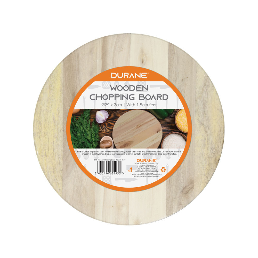 Durane Round Wooden Chopping Board
