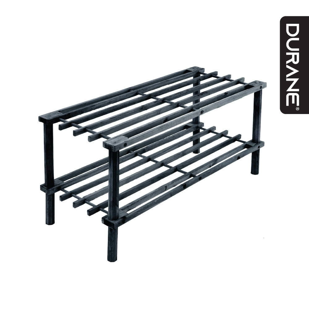 Durane Wooden Shoe Rack/ 2-tier