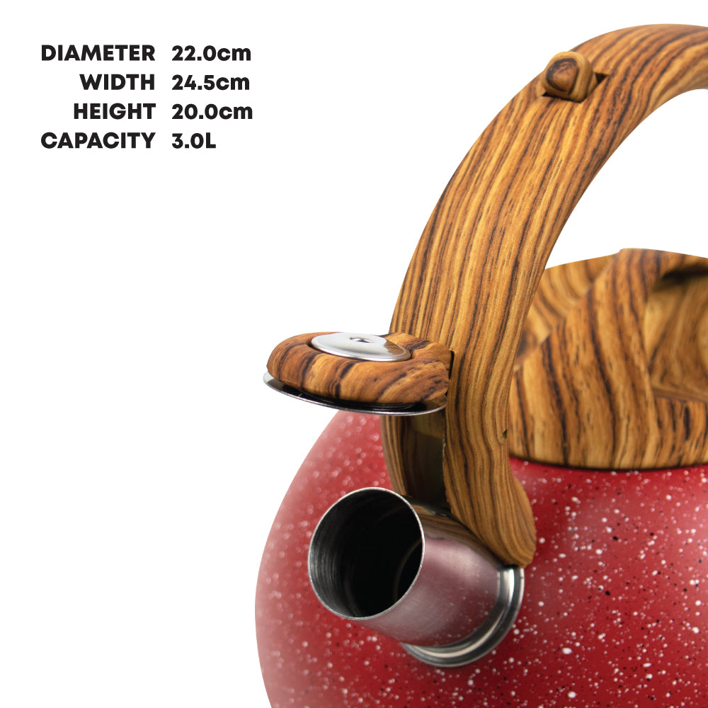 Durane Stainless Steel Whistling Stovetop Kettle
