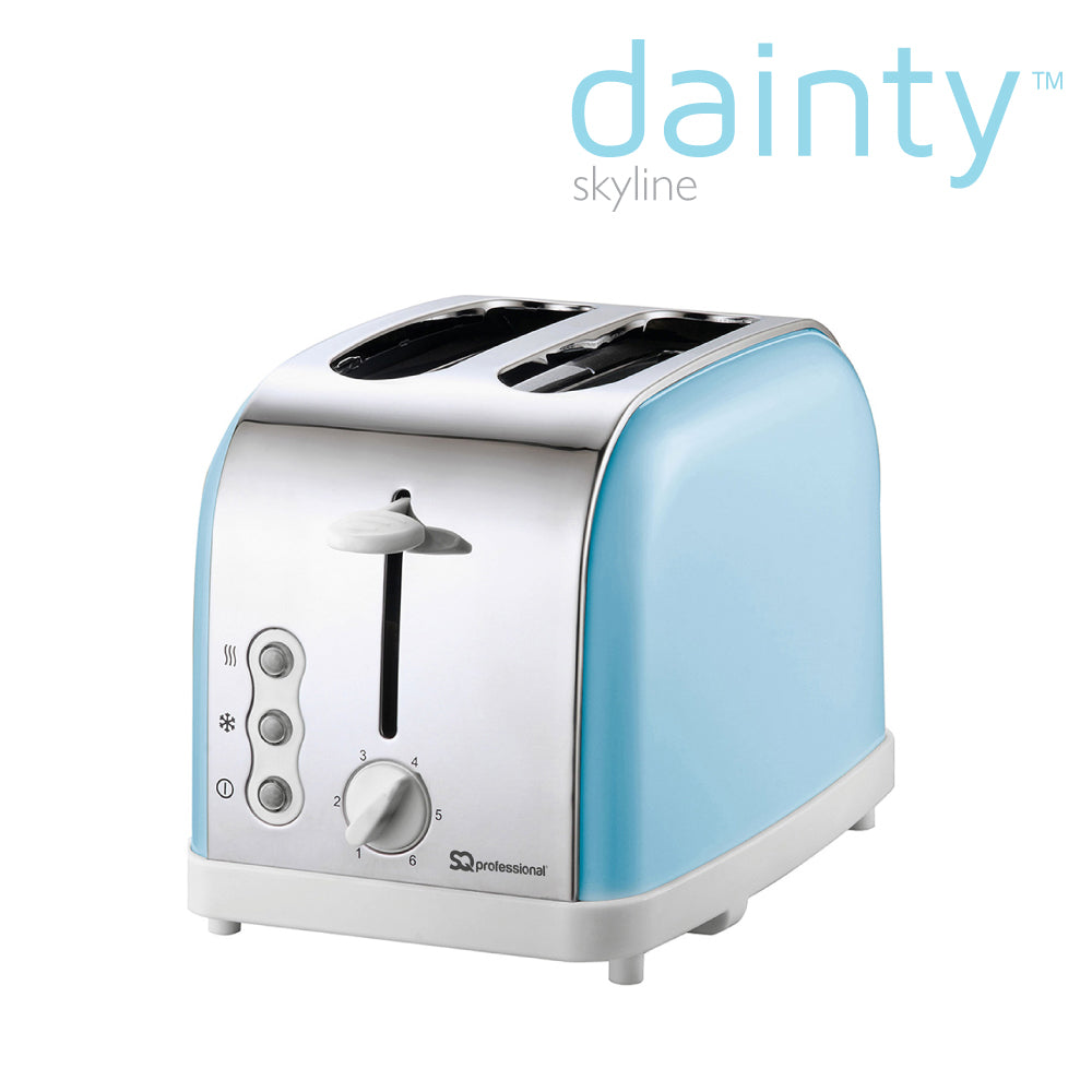SQ Professional Dainty Legacy 2 slot Toaster/ Skyline - www.bargainshack.co.uk