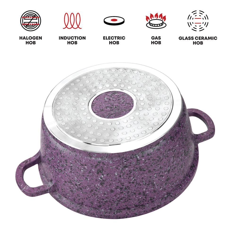 SQ Professional Nessa Granum Die-Cast Stockpot Set 5pc