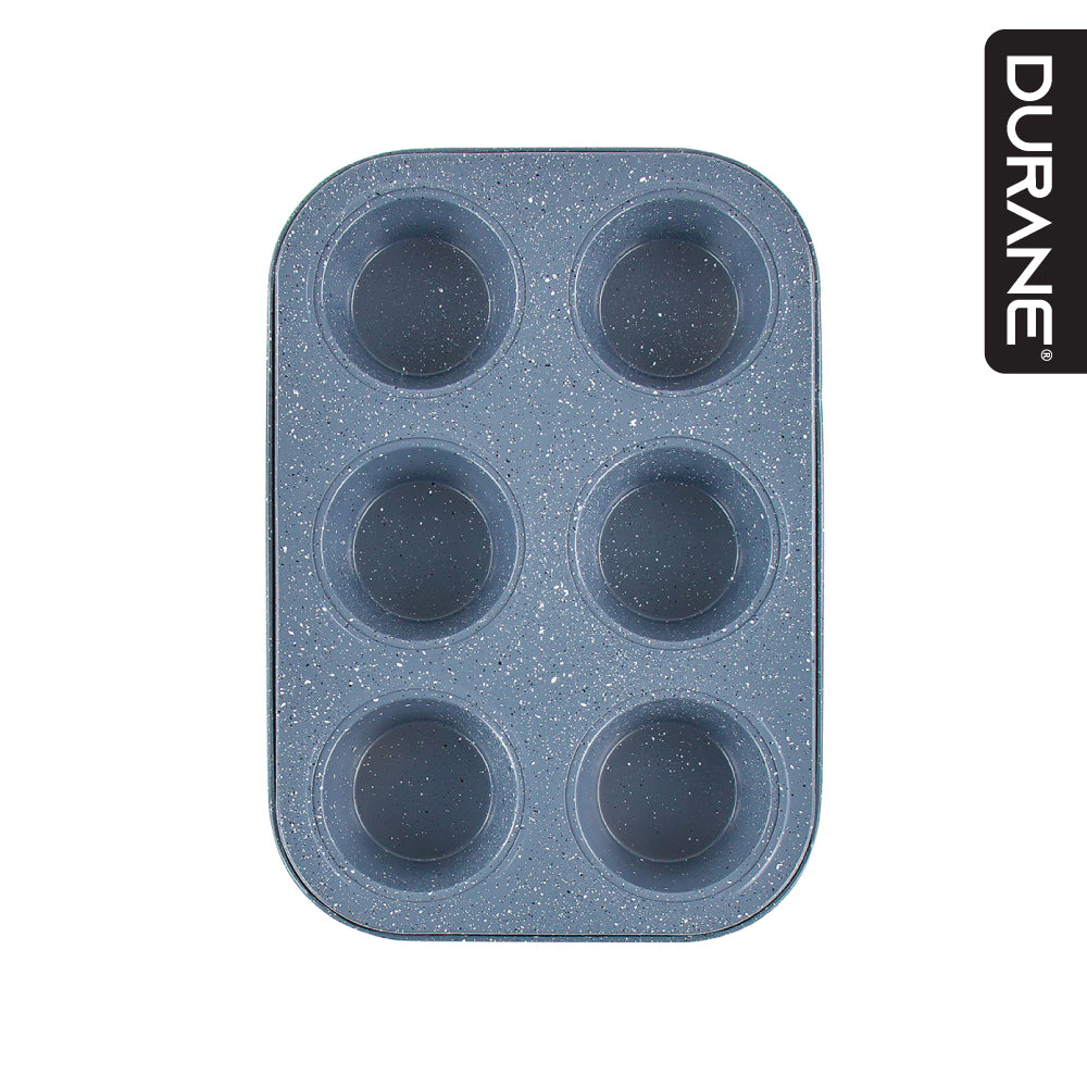 Durane Non Stick Speckled 6 Hole Muffin Tin