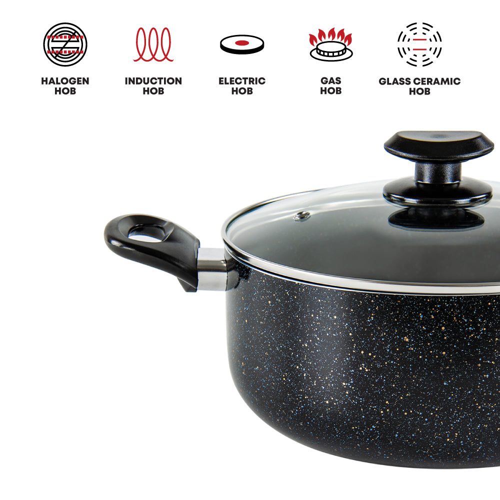 SQ Professional Una Non Stick Stockpot with Lid/ Pylus