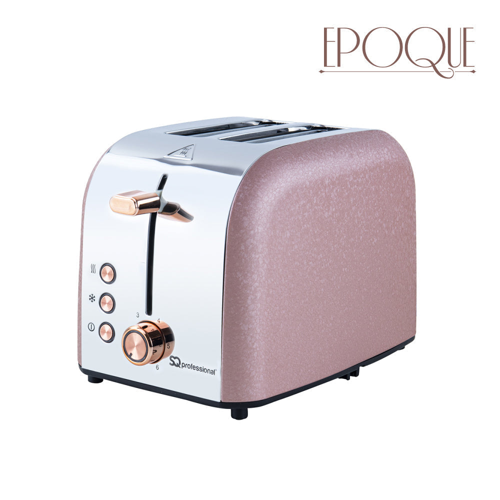 SQ Professional Epoque Stainless Steel 2 Slot Toaster/900W/ Green - www.bargainshack.co.uk