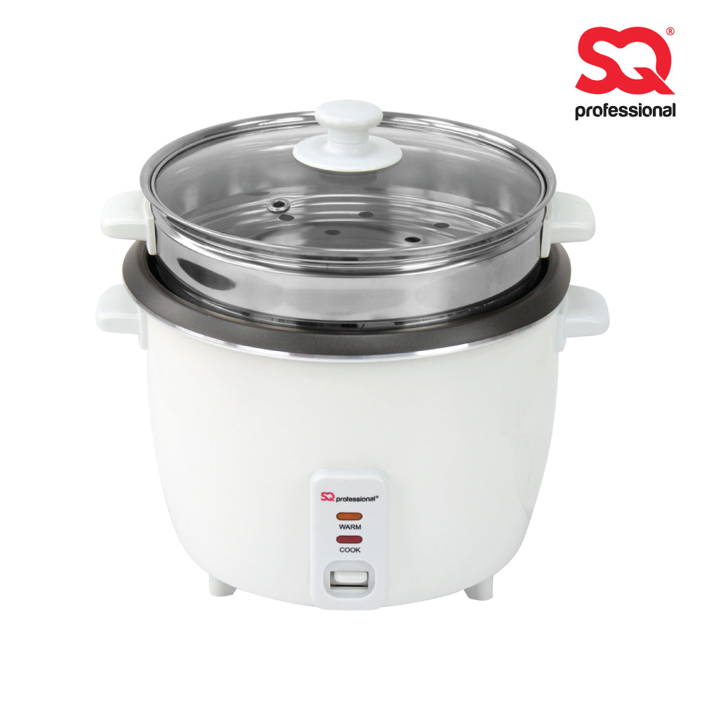 SQ Professional Blitz Non Stick Rice Cooker with Steamer/ 1.8L - www.bargainshack.co.uk
