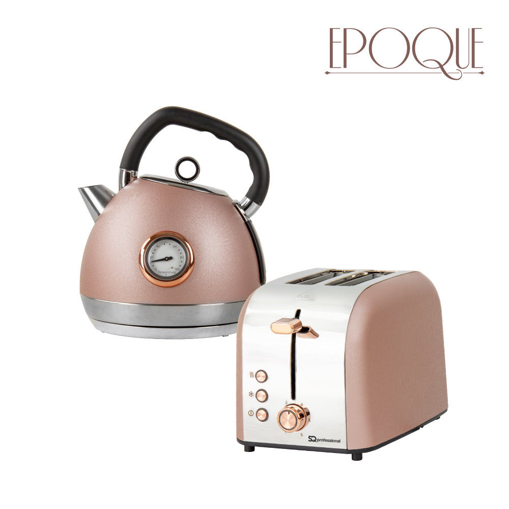 Rose gold on sale kettle and toaster