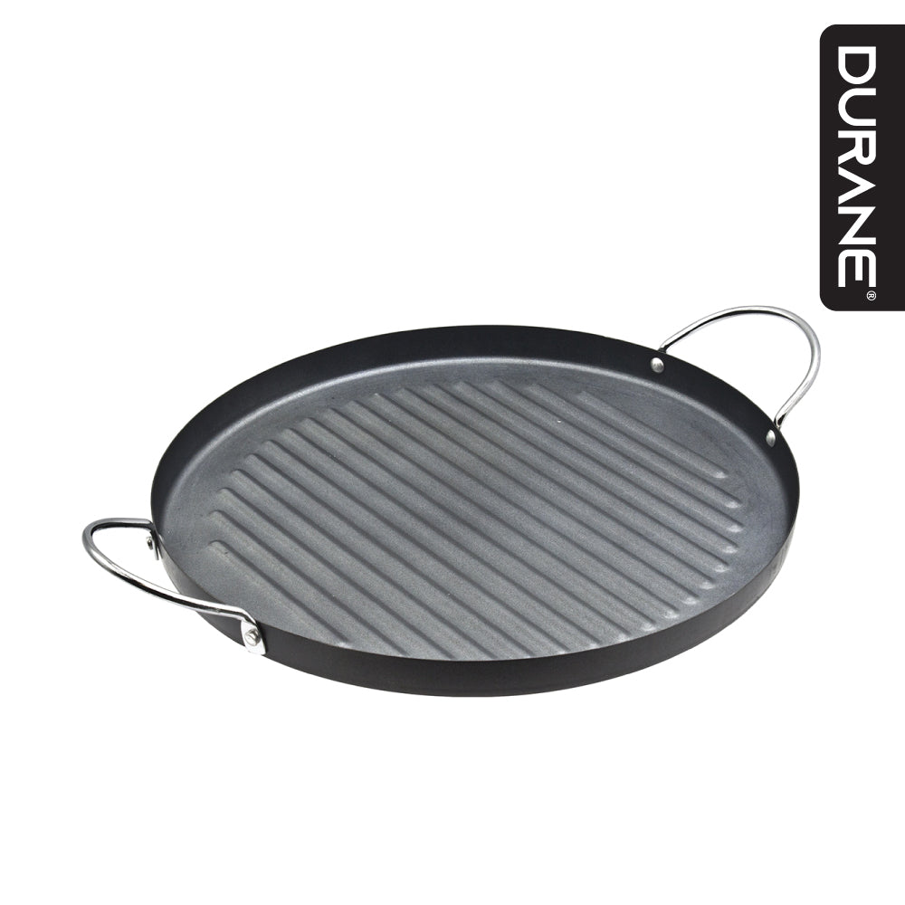Durane Round Non Stick Grill with Handles