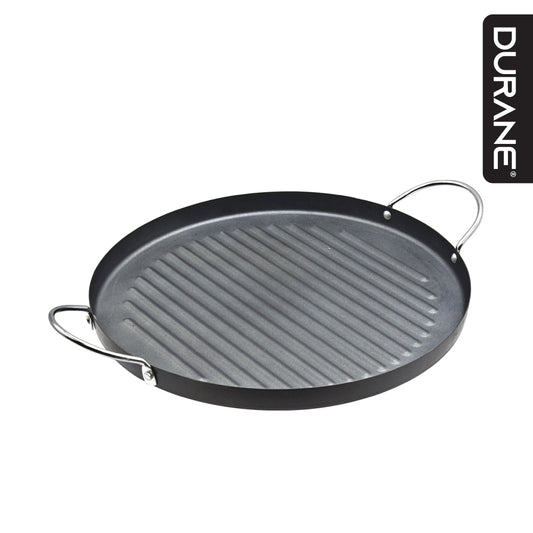 Durane Round Non Stick Grill with Handles