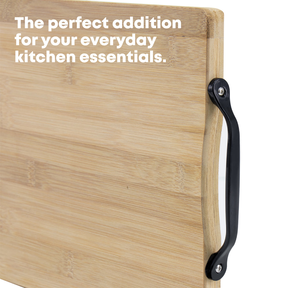 SQ Professional Bamboo Chopping Board with Handle