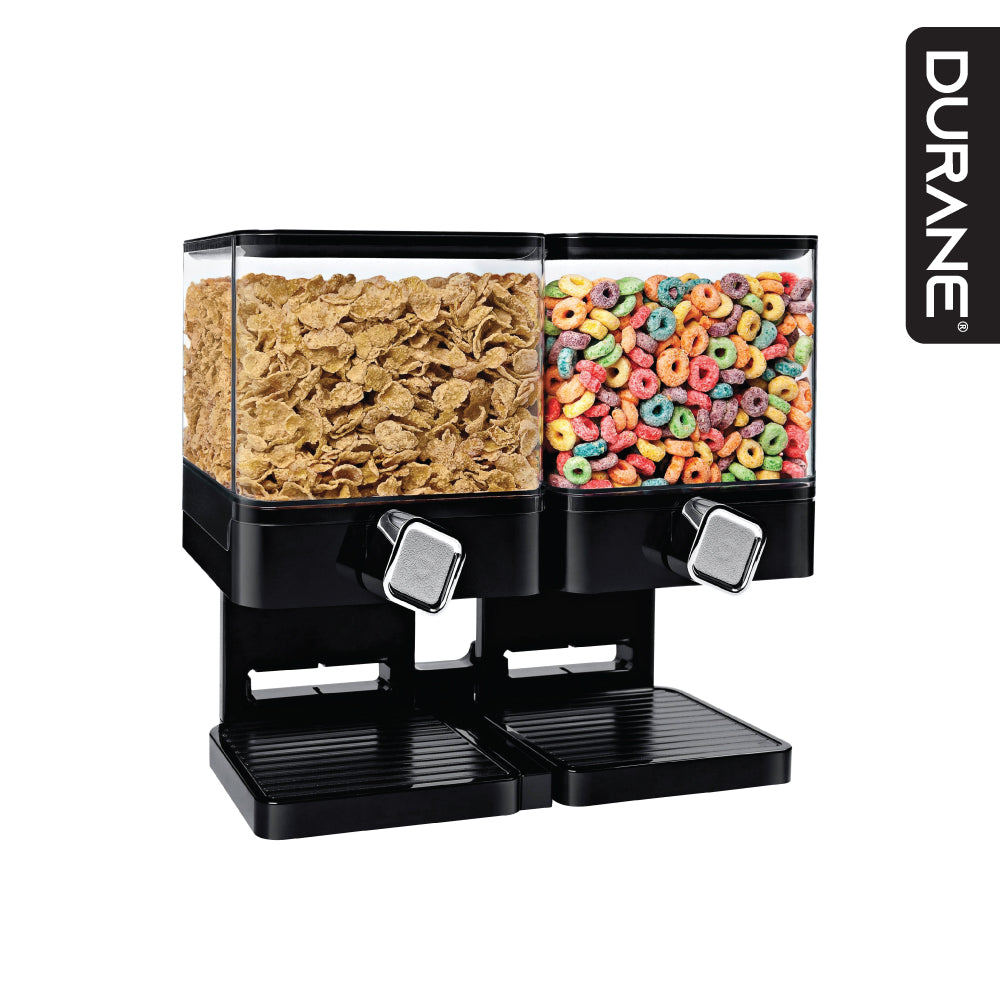 Durane Plastic Square Double Cereal Dispenser