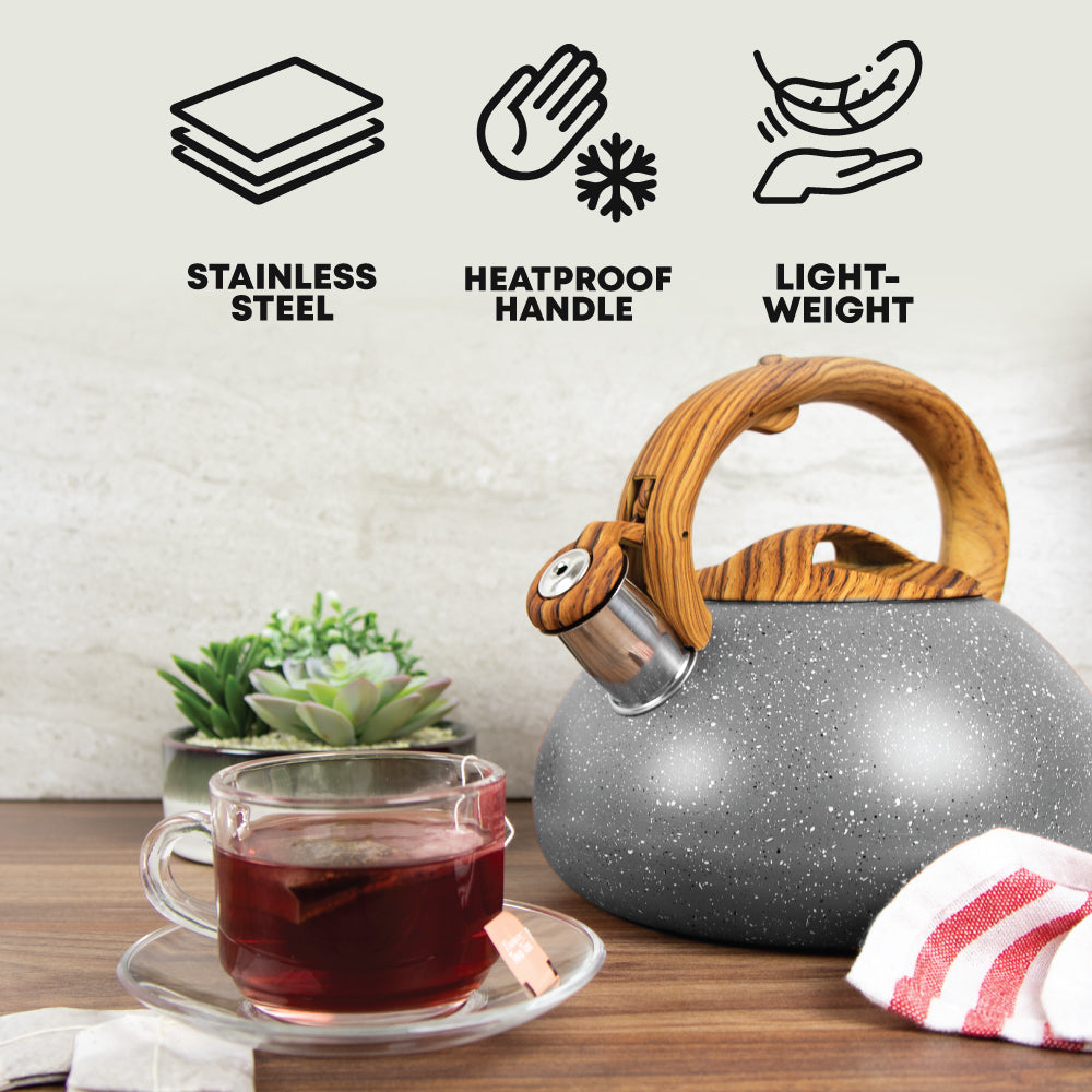 Durane Stainless Steel Whistling Stovetop Kettle