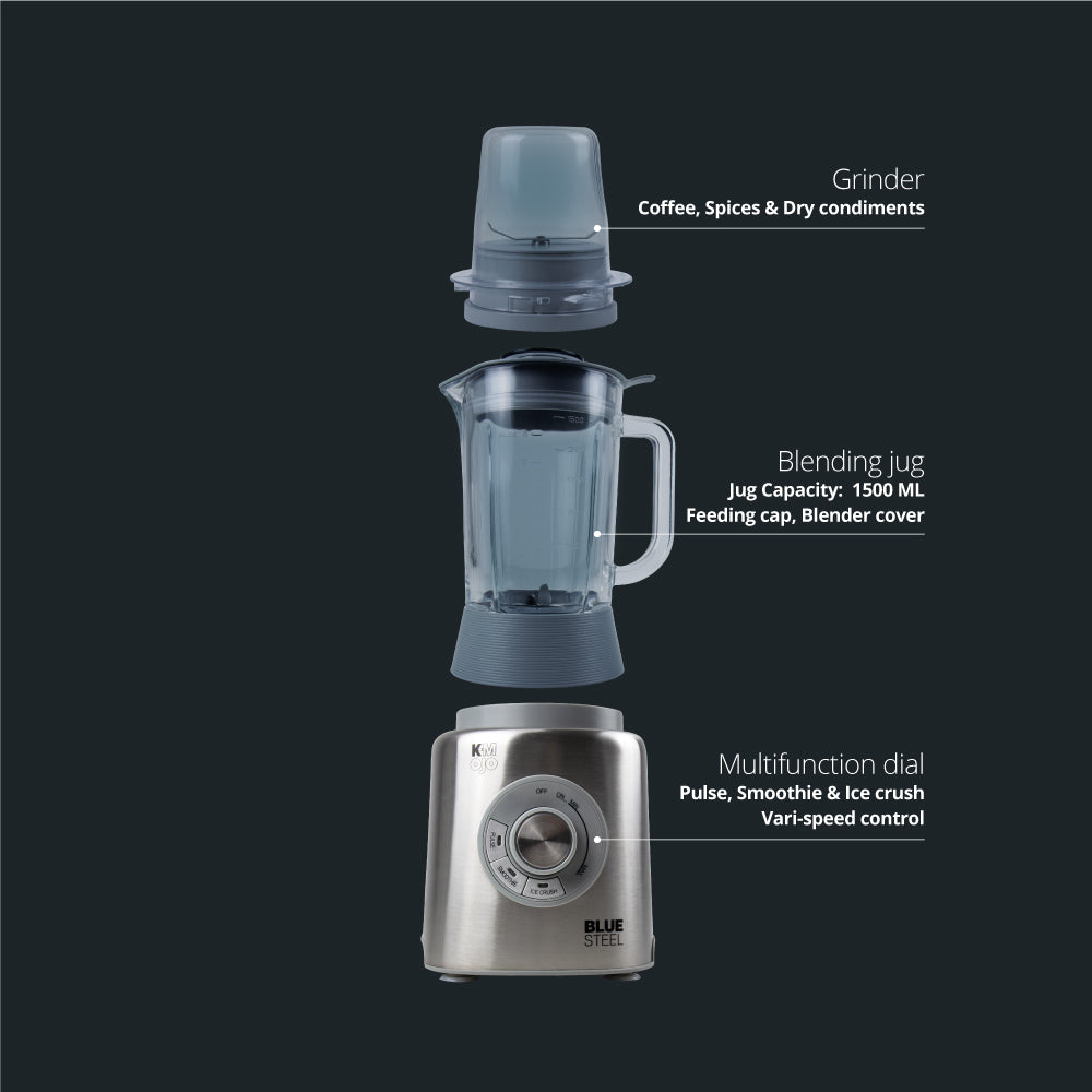 K-Mojo BlueSteel Blender & Grinder