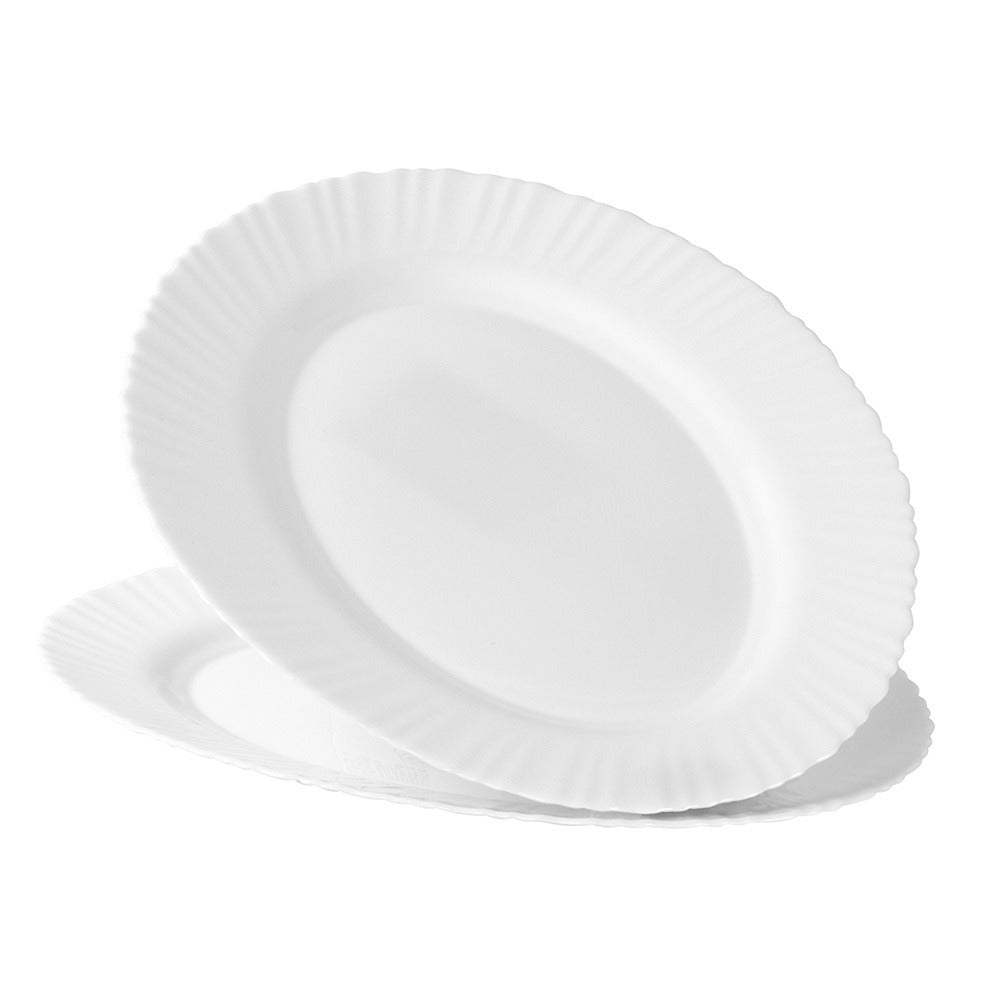 Frilled Dinnerware Serving Platter