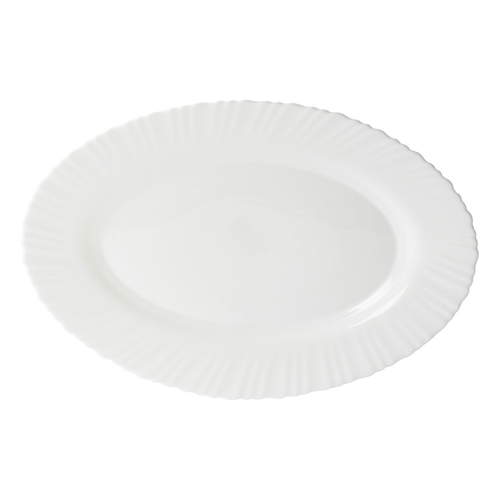 Frilled Dinnerware Serving Platter