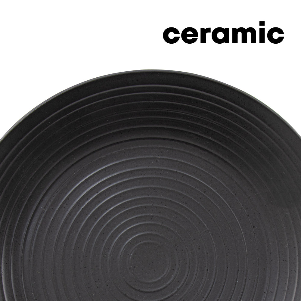 Durane Ceramic Dinner Plate/ Black