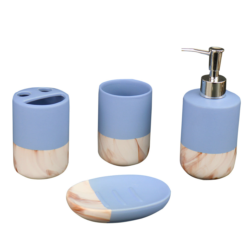 Durane Marbled Bathroom 4pc Set