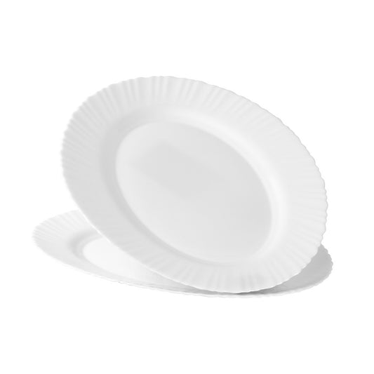 Frilled Dinnerware Serving Platter