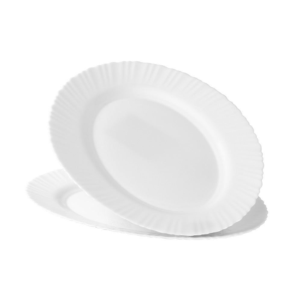 Frilled Dinnerware Serving Platter