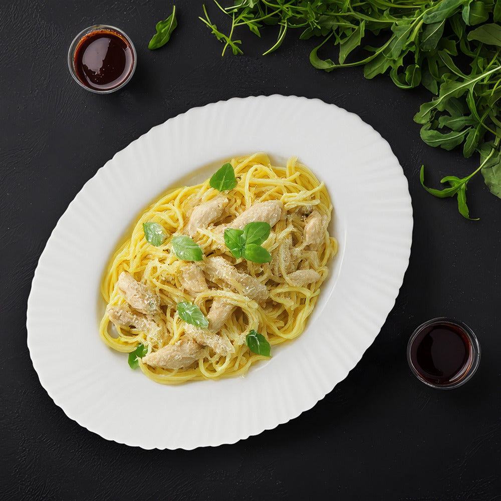 Frilled Dinnerware Serving Platter