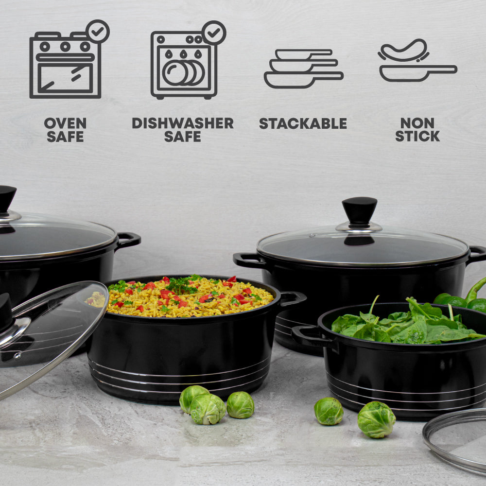 Laria Die-cast Stockpot Set 4pc