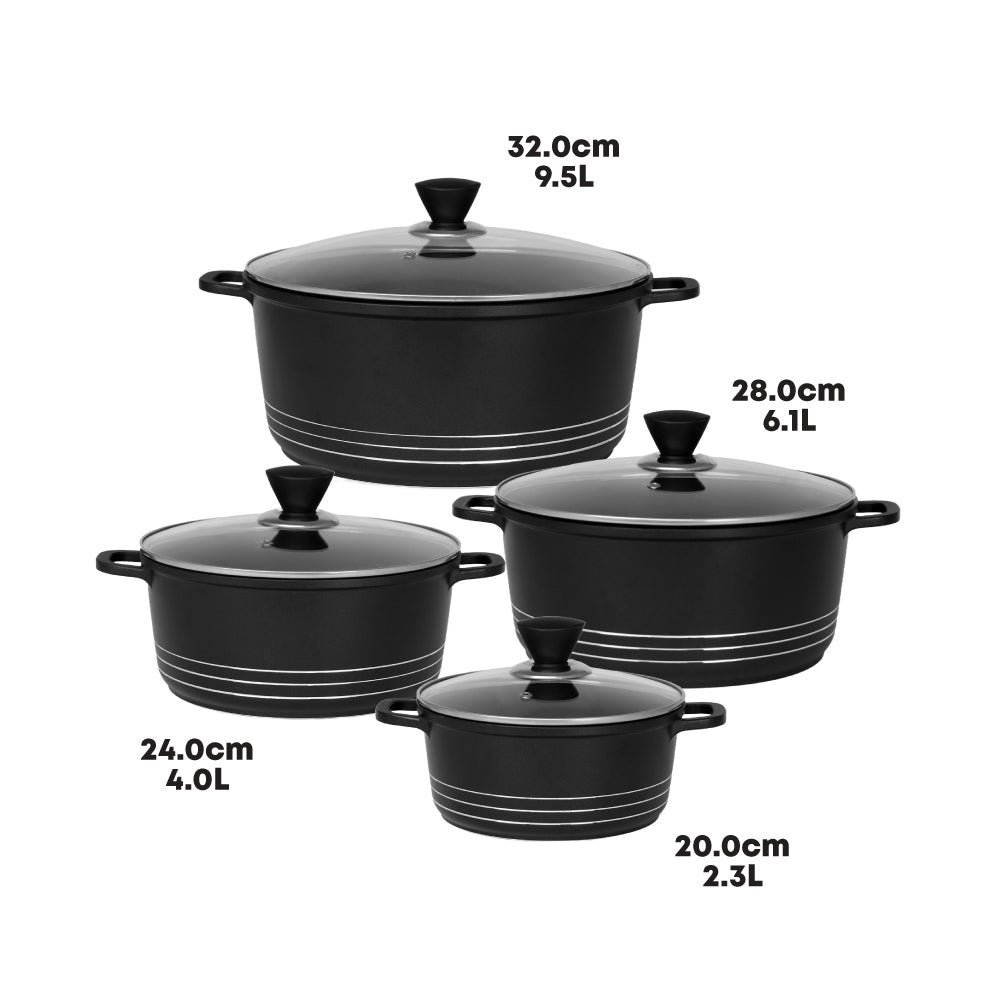 Laria Die-cast Stockpot Set 4pc