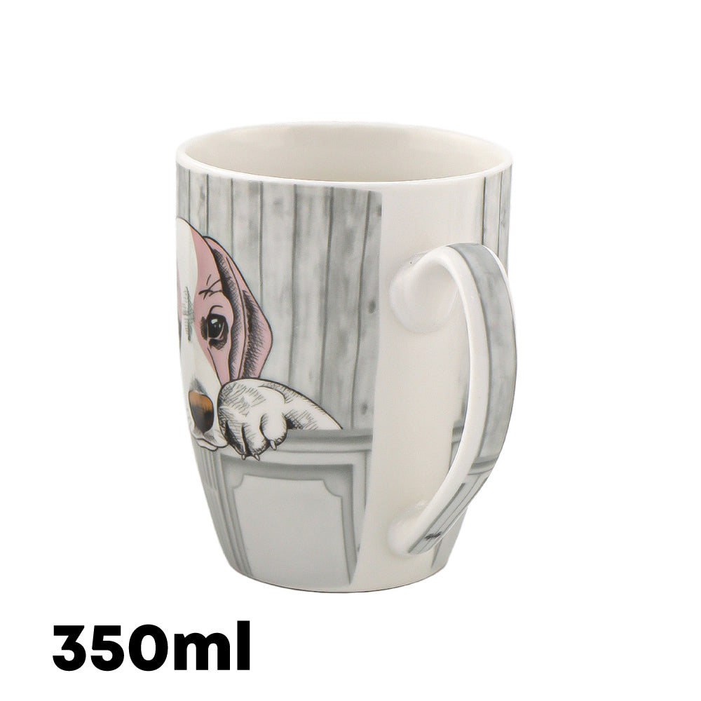 Durane Puppy Ceramic Mug 4pc set