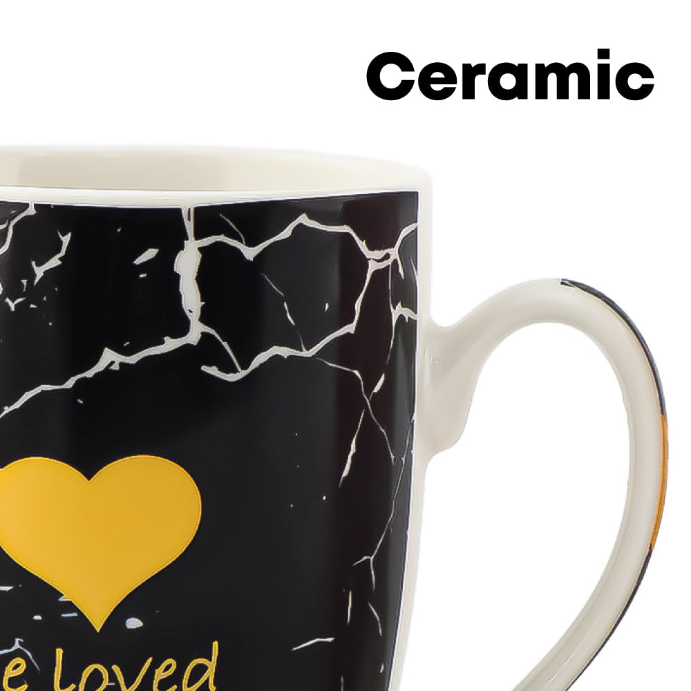 Durane Be Loved Ceramic Mug 4pcs Set