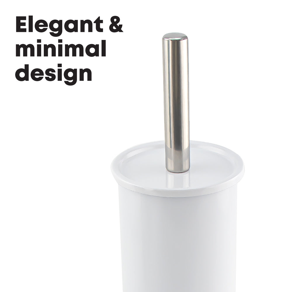 SQ Professional Stainless Steel Toilet Brush with Holder