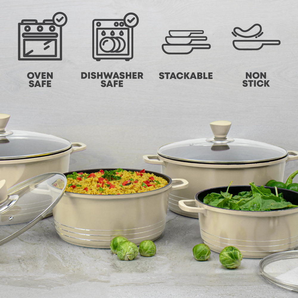 Laria Die-cast Stockpot Set 4pc