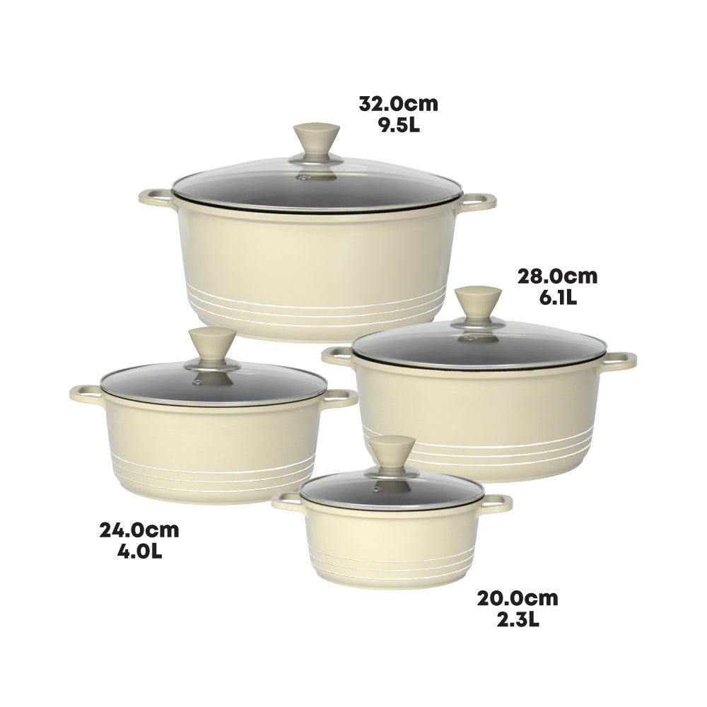 Laria Die-cast Stockpot Set 4pc