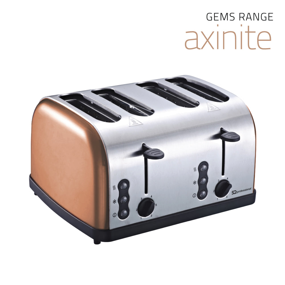 SQ Professional Gems Legacy Stainless Steel 4-slice Toaster