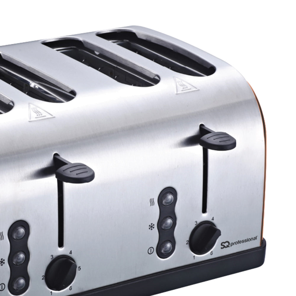 SQ Professional Gems Legacy Stainless Steel 4-slice Toaster