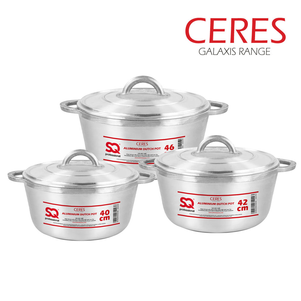 SQ Professional Galaxis Aluminium Dutch Pot Set/ Ceres