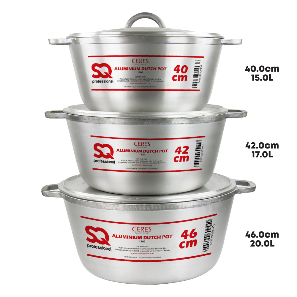 SQ Professional Galaxis Aluminium Dutch Pot Set/ Ceres